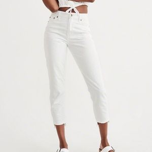 Abercrombie & Fitch high-rise girlfriend jeans